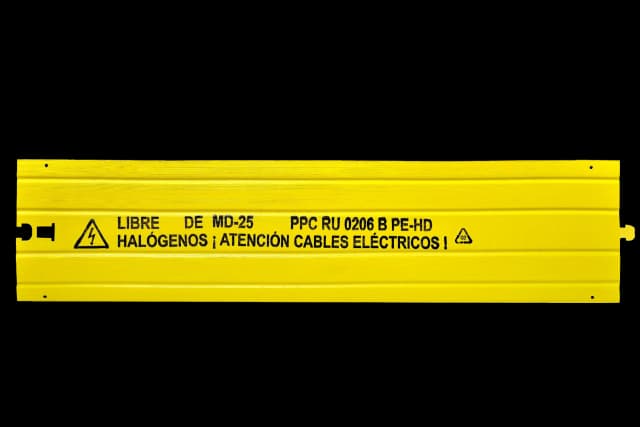 Placa de protección de cables eléctricos subterráneos